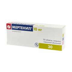 Изображение товара Мертенил таблетки покрытые оболочкой 10мг №30