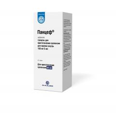 Изображение товара Панцеф гранулы для приготовления суспензии 100мг/5мл 32г