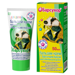 Изображение товара Барсукор бальзам-крем массажный для детей 50мл