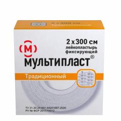 Изображение товара Мультипласт пластырь фиксирующий традиц. 2смх300см