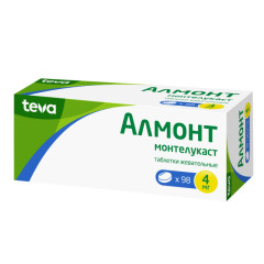 Изображение товара Алмонт таблетки жевательные 4мг №98