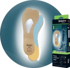 Изображение товара Би Велл Рехаб Полустельки ортопедические д/обуви с высоким каблуком UNO FW-619 р.37