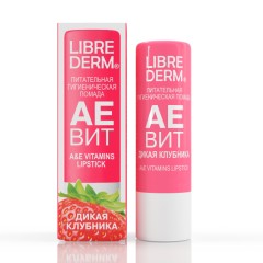Изображение товара Либридерм Аевит помада гигиеническая питат.клубника 4г