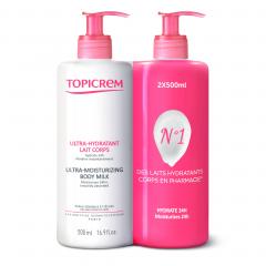 Изображение товара Топикрем Гидра+ молочко для тела ультра увлажняющий 500млх2