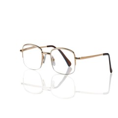 Изображение товара Очки золотые металл полукруглые +1,0 90295/7
