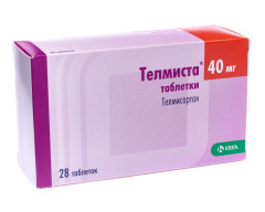 Изображение товара Телмиста таблетки 40мг №28