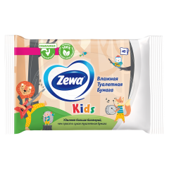 Изображение товара Зева бумага туалетная влажн.д/детей №40
