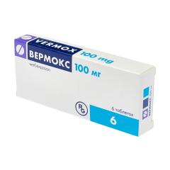 Изображение товара Вермокс таблетки 100мг №6