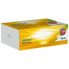 Изображение товара Экорал капсулы 100мг №50
