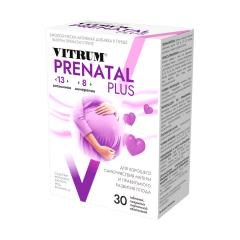 Изображение товара Витрум Пренатал Плюс таблетки покрытые оболочкой №30
