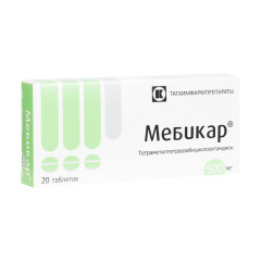 Изображение товара Мебикар таблетки 500мг №20