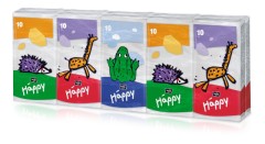 Изображение товара Белла платочки бумажные Звери №10х10