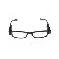 Изображение товара Очки черные/пластик с фонариком +3,0