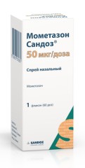 Изображение товара Мометазон Сандоз спрей назальный 50мкг/доза 60доз