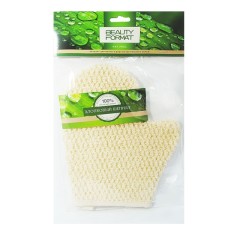 Изображение товара Бьюти Формат мочалка натур. хлопковый шенилл рукавица арт.58706-7238