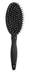 Изображение товара Расческа-щетка черная массаж. овальная арт.58808-7121