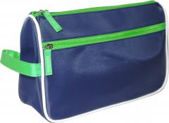 Изображение товара Косметичка мужская зеленая декор