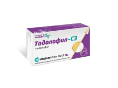 Изображение товара Тадалафил-СЗ таблетки покрытые оболочкой 5мг №30