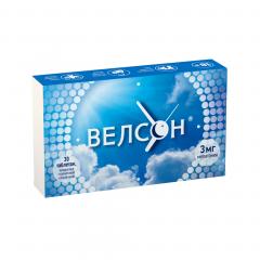 Изображение товара Велсон таблетки 3мг №30