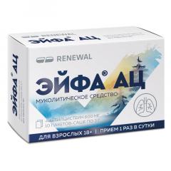 Изображение товара Эйфа АЦ гранулы для приготовления раствора 600мг саше 3г №10