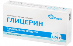 Изображение товара Глицерин суппозитории ректальные 1,24г №10 Южфарм