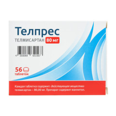 Изображение товара Телпрес таблетки 80мг №56