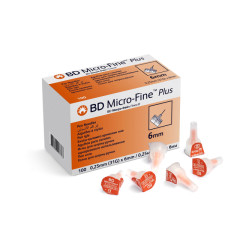 Изображение товара Игла Микро-файн Плюс д/шприц-ручки однораз. 31G (0,25х6мм) №100