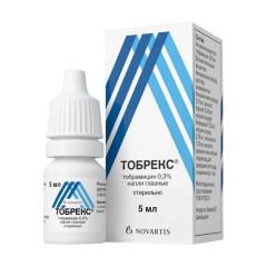 Изображение товара Тобрекс капли глазные 0,3% 5мл