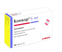 Изображение товара Конкор таблетки покрытые оболочкой 5мг №90