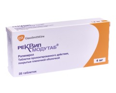Изображение товара Реквип Модутаб таблетки пролонгированные 4мг №28