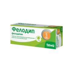 Изображение товара Фелодип таблетки пролонг 5мг №30