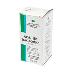Изображение товара Аралия настойка 25мл