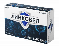 Изображение товара ЛинкоВел капсулы 250мг №40