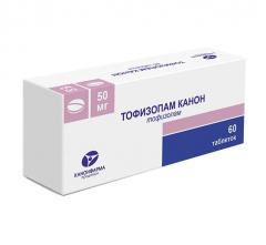 Изображение товара Тофизопам Канон таблетки 50мг №60