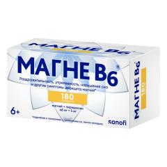 Магне B6 таблетки покрытые оболочкой №180