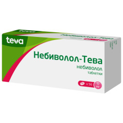 Изображение товара Небиволол-Тева таблетки 5мг №56