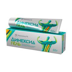 Изображение товара Димексид гель 25% туба 50г