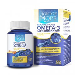 Изображение товара Доктор Море Тихоокеанская Омега3+АГЭ комплекс капсулы №120