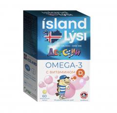 Изображение товара Лиси Омега-3 с витамином Д для детей капсулы фрукты №60