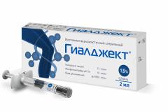 Изображение товара Гиалджект имплантант вязкоэластичный стерильный 1,5% 2мл №1