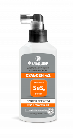 Изображение товара Фельдшер спрей-лосьон Сульсен №1 против перхоти 110мл