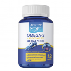 Изображение товара Доктор Море Омега-3+Эйдж Комплекс Ультра 1000 капсулы №60