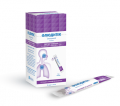 Изображение товара Флюдитек раствор для внутреннего применения 750мг/10мл 10мл саше №15