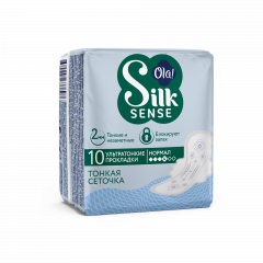 Изображение товара Ола прокладки гигиенические Силк Сенс ультра нормал шелковая сеточка №10