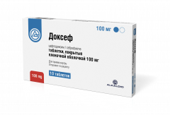 Изображение товара Доксеф таблетки покрытые оболочкой 100мг №10