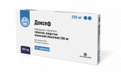 Изображение товара Доксеф таблетки покрытые оболочкой 200мг №10