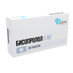 Изображение товара Бисопролол Озон таблетки покрытые оболочкой 5мг №90