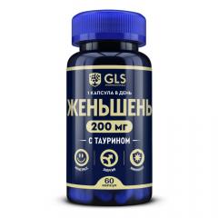 Изображение товара ГЛС Женьшень с таурином капсулы №60