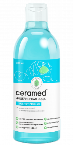 Изображение товара Церамед вода мицеллярная пребиотическая 400мл