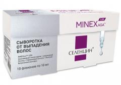 Изображение товара Селенцин МИНЕКСага сыворотка против выпадения волос 10мл №10